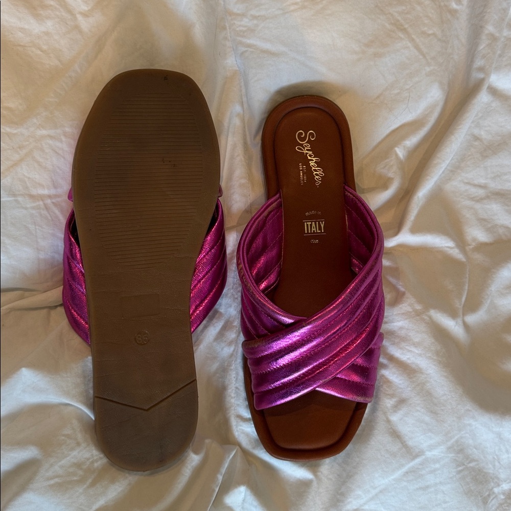 Stylish Pink Slide Sandals